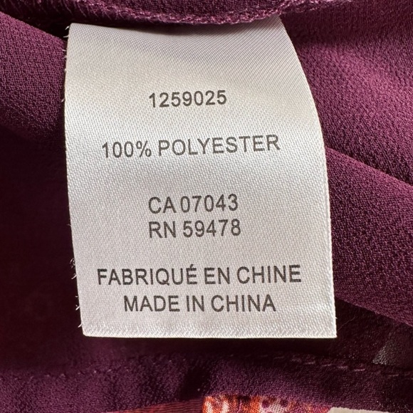 House Of Harlow 1960 Red Floral SmockedCuff Surplice Neck Tiered Ruffle Dress 10 - Picture 12 of 16